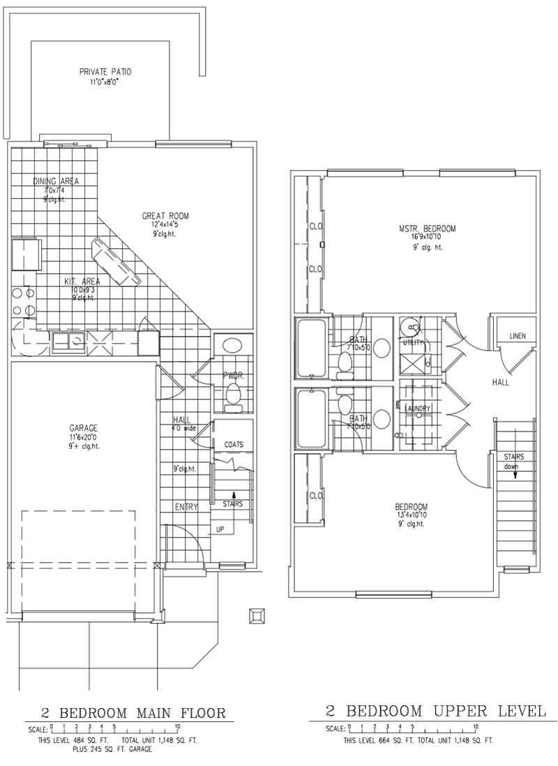 2 Bedroom Townhome