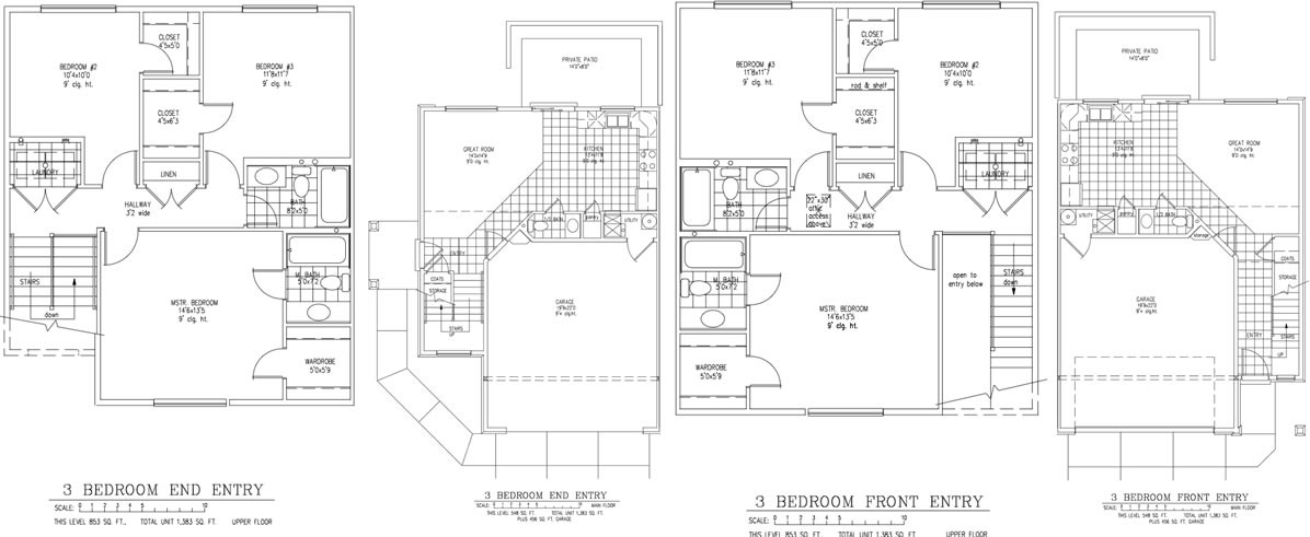 3 Bedroom Townhome